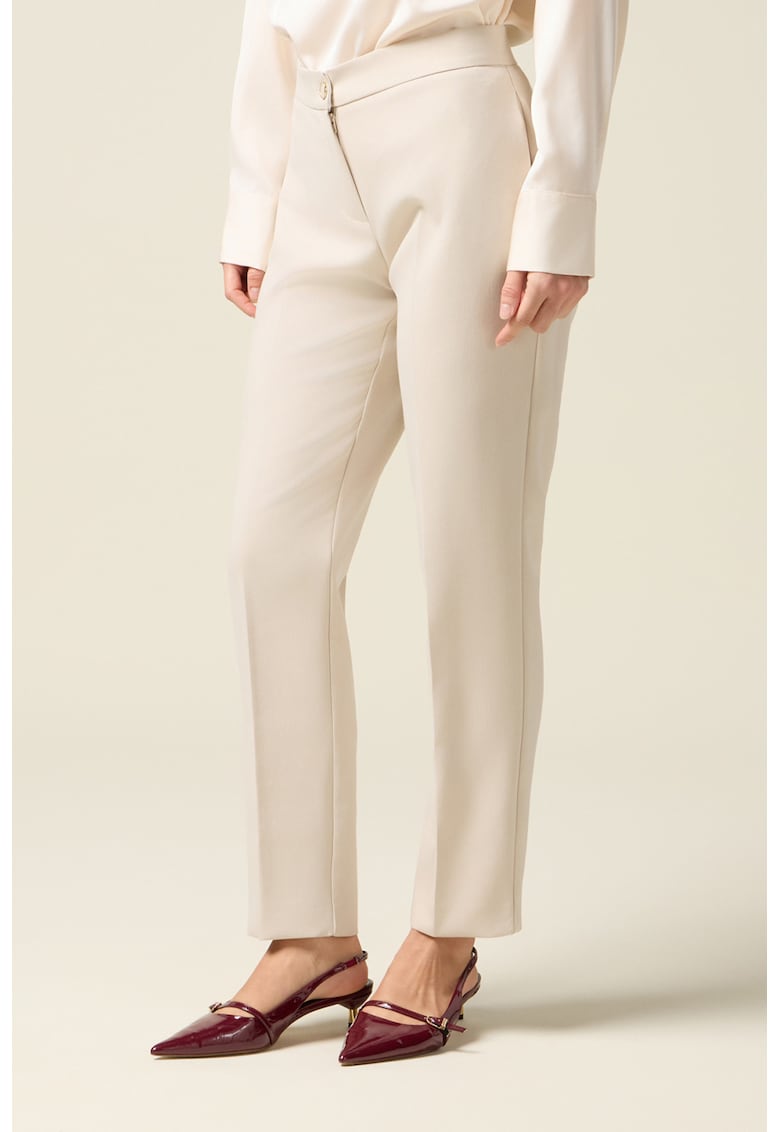 Pantaloni drepti cu pensa