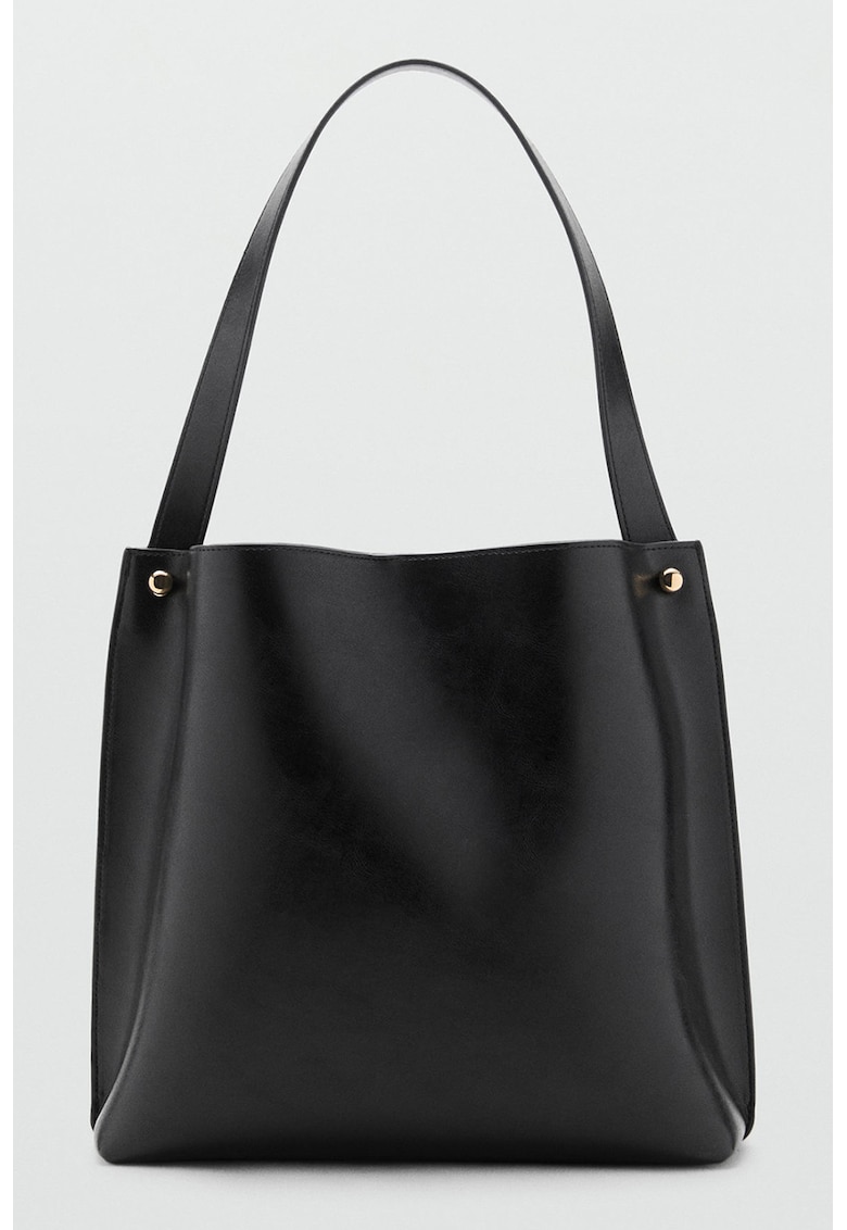 Geanta bucket din piele ecologica