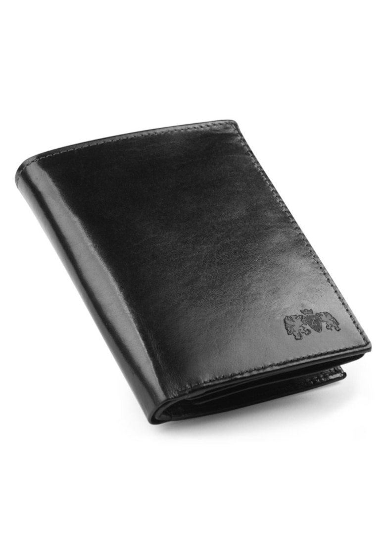 Portofel pliabil din piele naturala cu protectie RFID