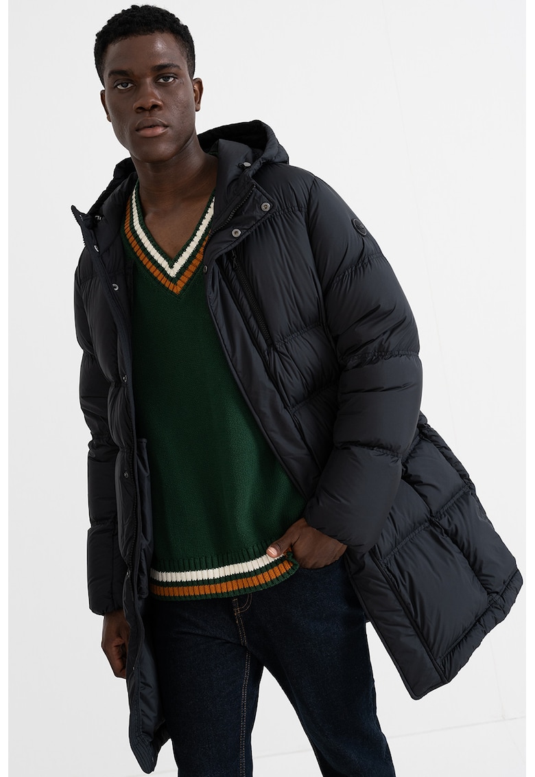 Geaca lunga cu vatelina