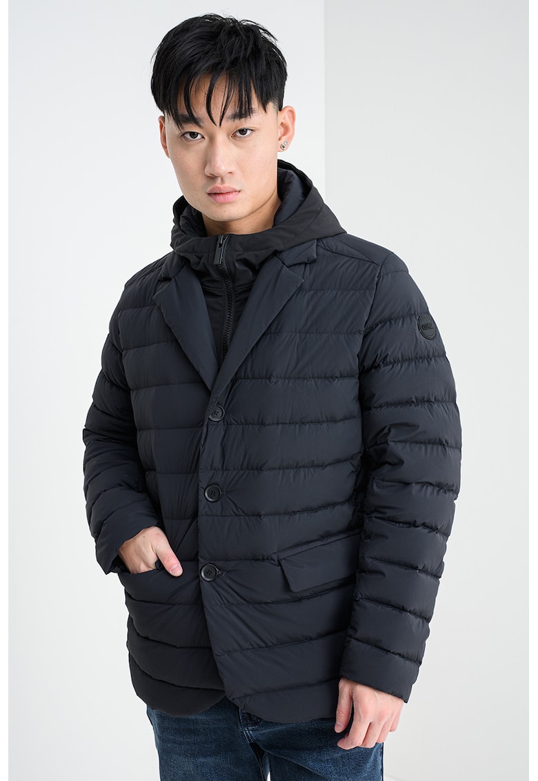 Geaca cu umplutura de puf si gluga