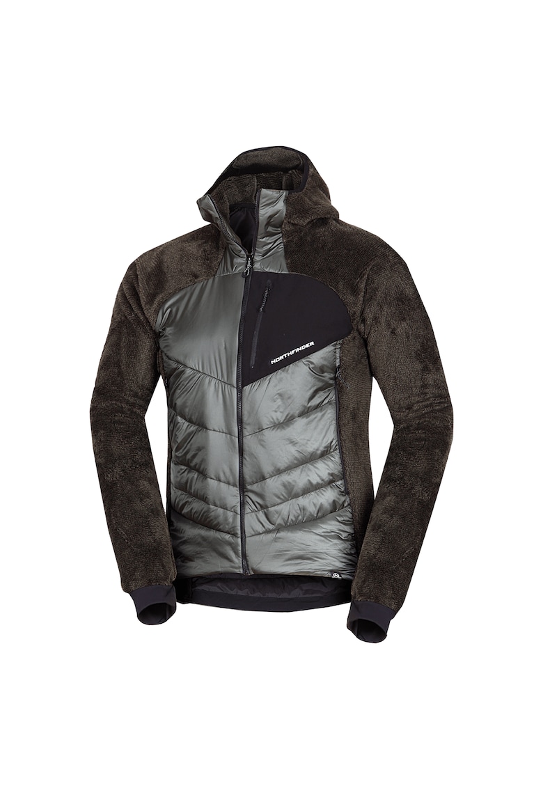 Jacheta hibrida outdoor barbati Emeryth - Negru/Verde inchis