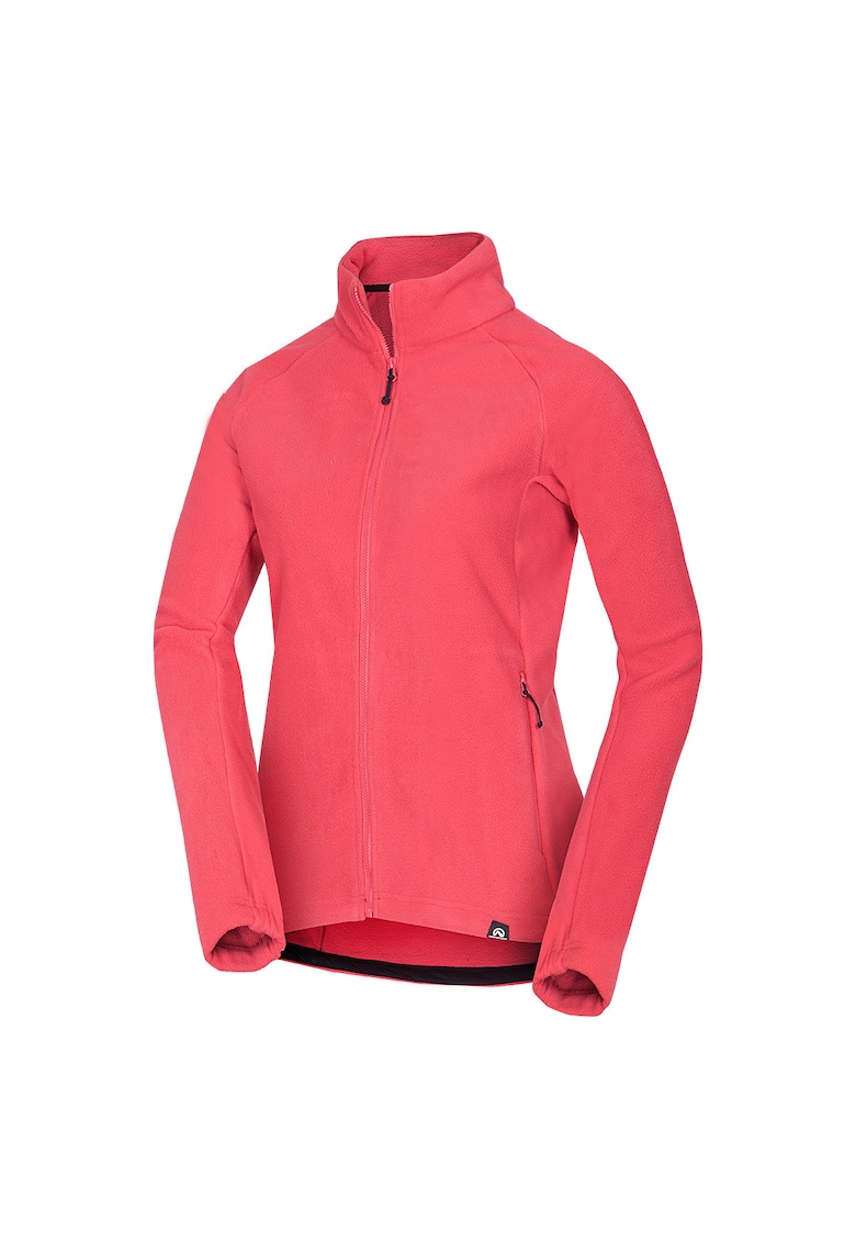 Bluza outdoor fleece pentru femei RAYNA coral