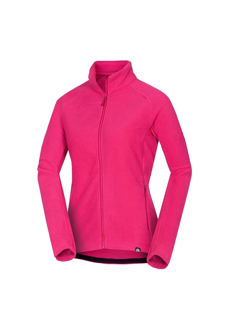 Bluza outdoor fleece pentru femei RAYNA cherry