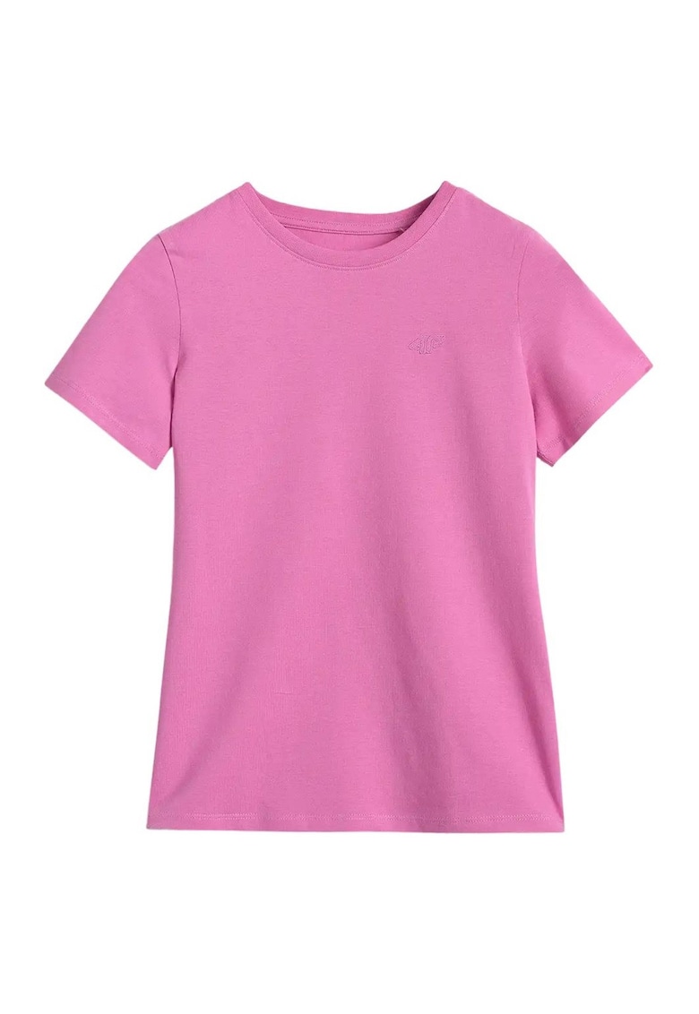 Tricou copii supradimensionat - bumbac - roz