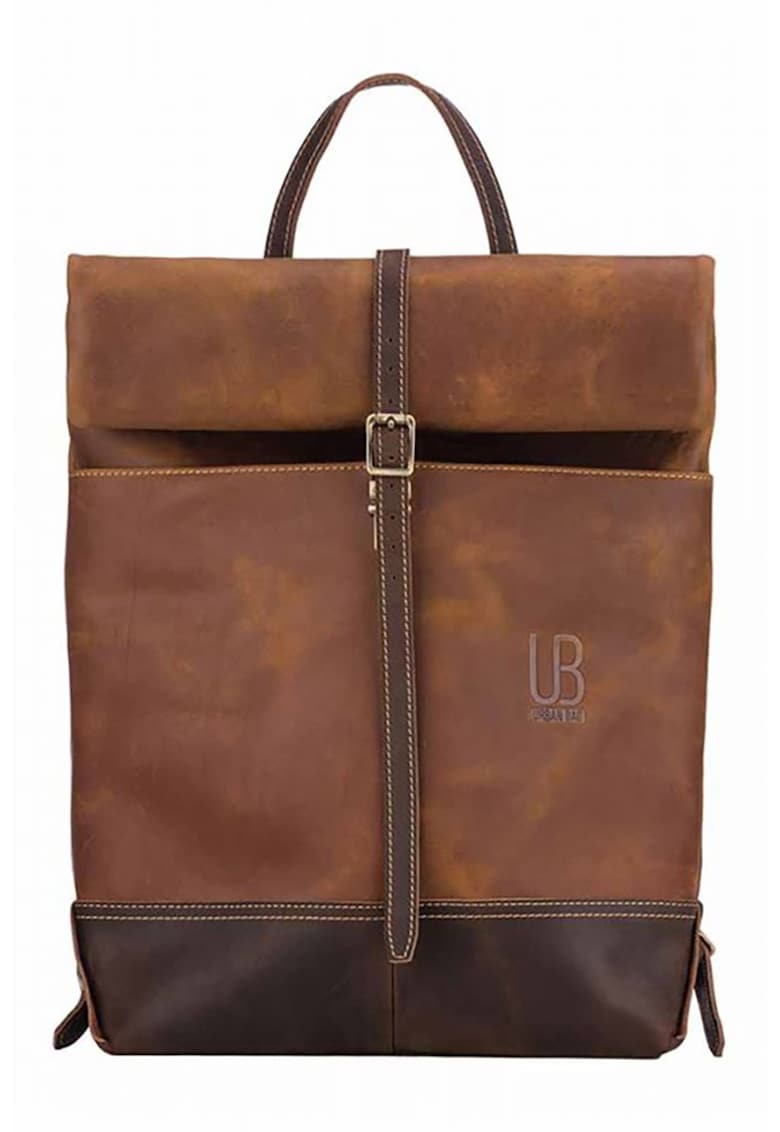 Urban Bag Rucsac unisex din piele Narvik - Caramel