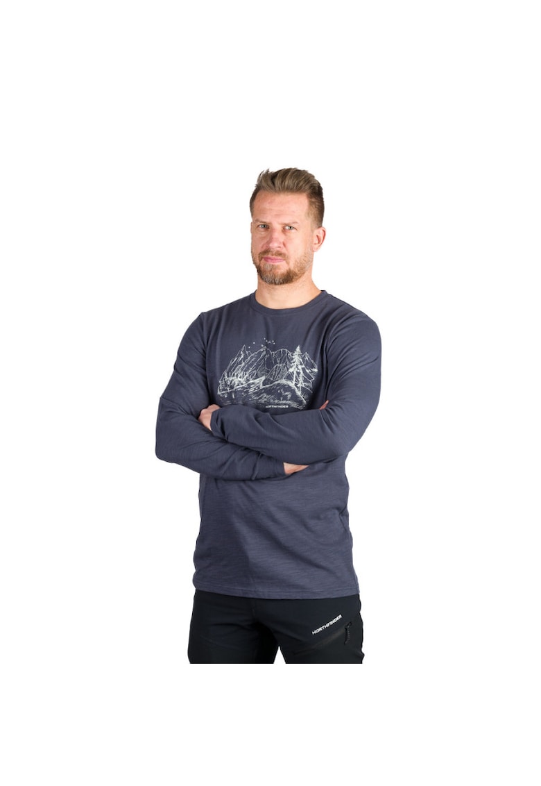 Tricou bumbac organic barbati Ember - Blue nights