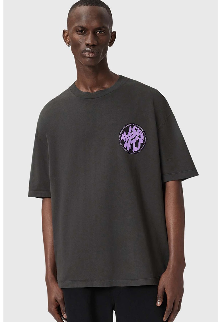 Tricou cu imprimeu pe partea din spate Distortion SS