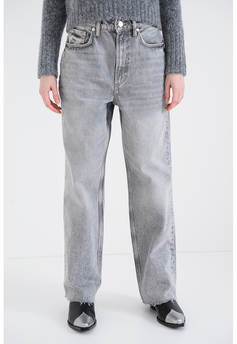 Blugi relaxed-fit Blake - Gri deschis melange