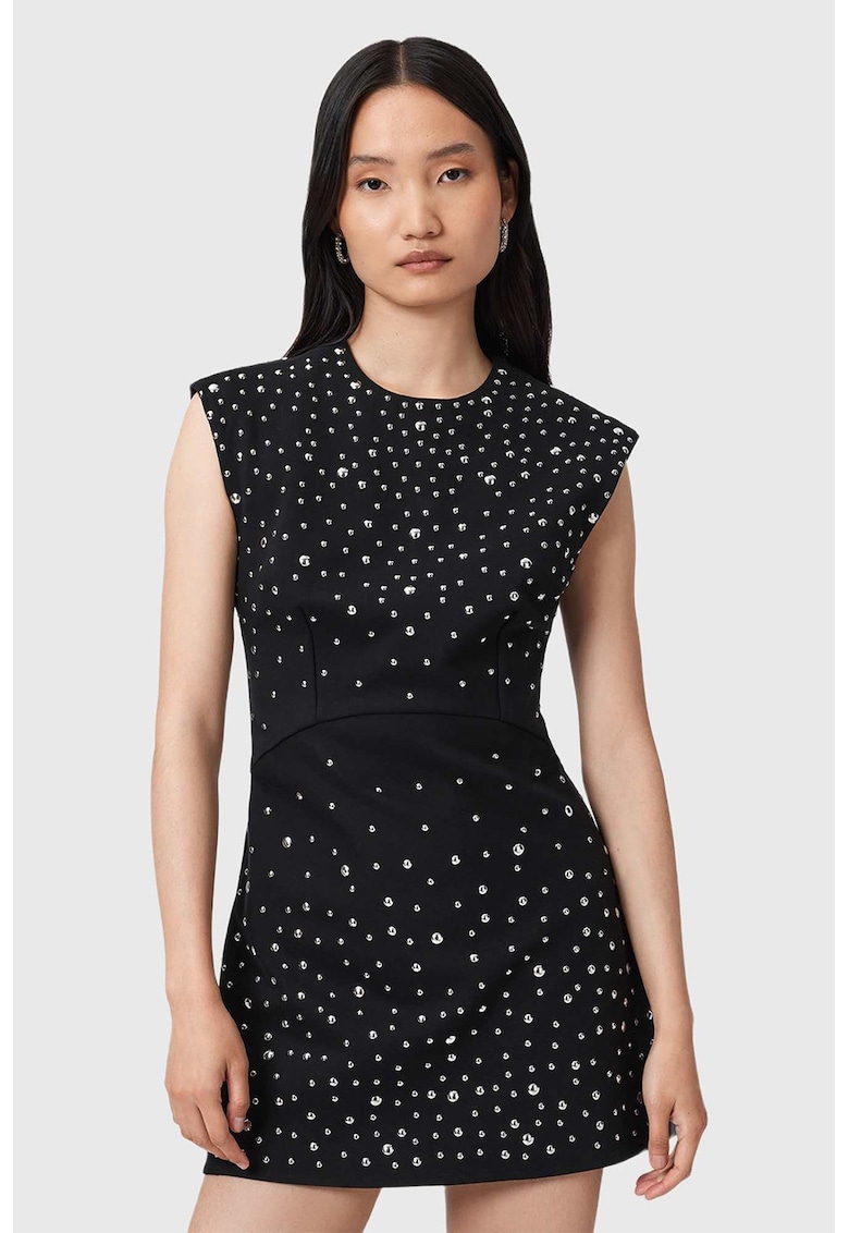 Rochie mini decorata cu nituri