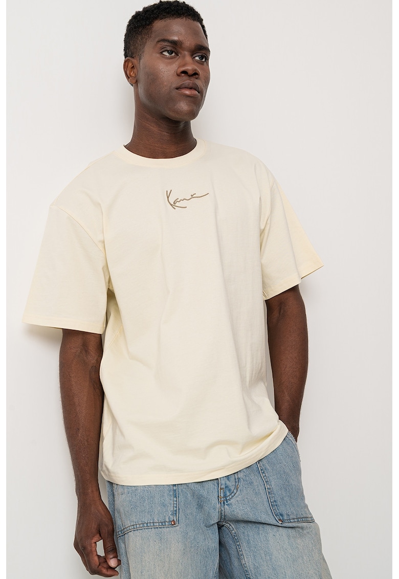 Tricou regular fit cu imprimeu pe spate