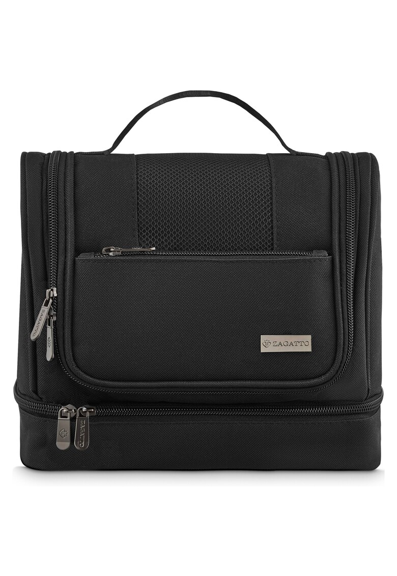 Geantă cosmetică  Voyager - neagră - impermeabilă - 24x27x16cm Geantă cosmetică  Voyager - neagră - impermeabilă - 24x27x16cm