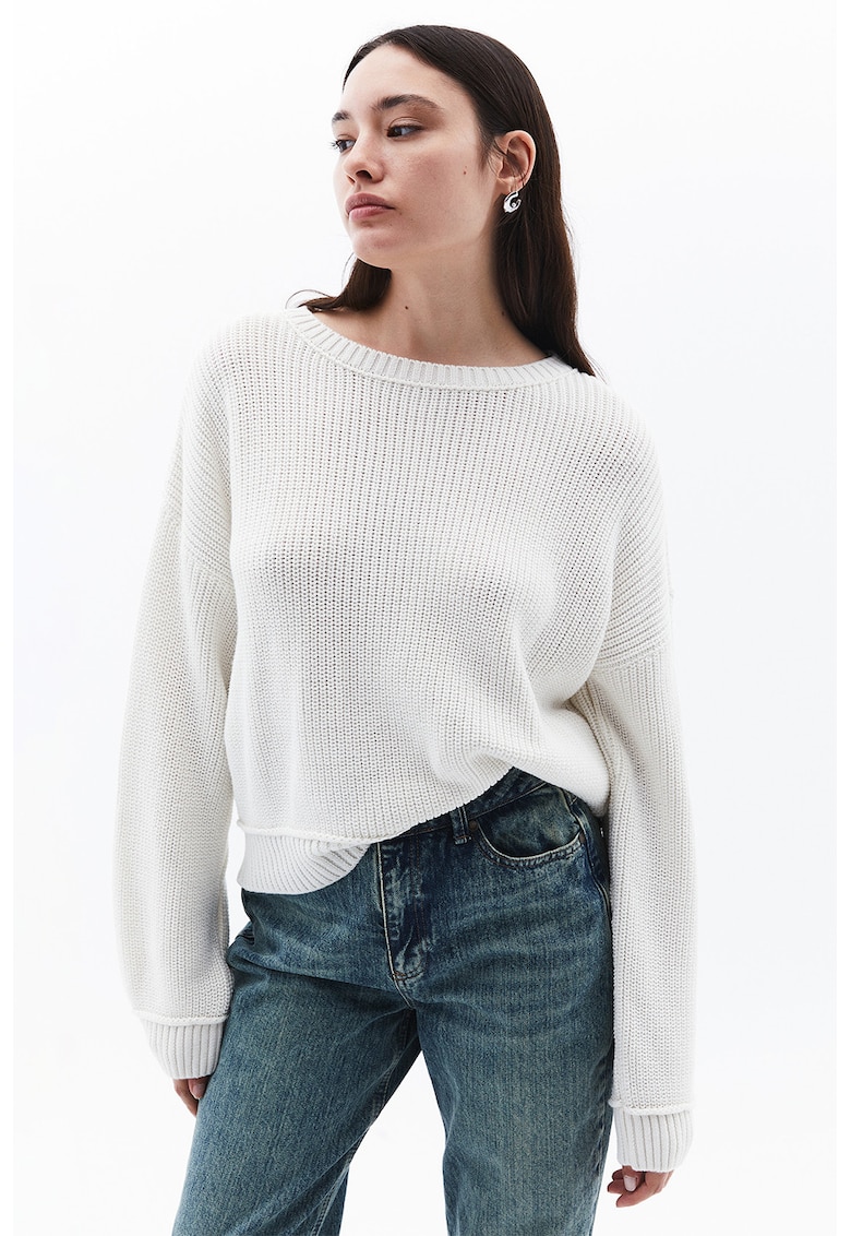 Pulover uni tricotat