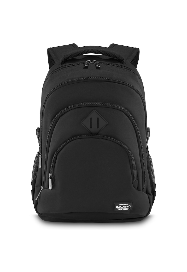 Rucsac - Negru - 45x35x20 cm - Compartiment laptop 17"" - Curele de compresie - ZG866