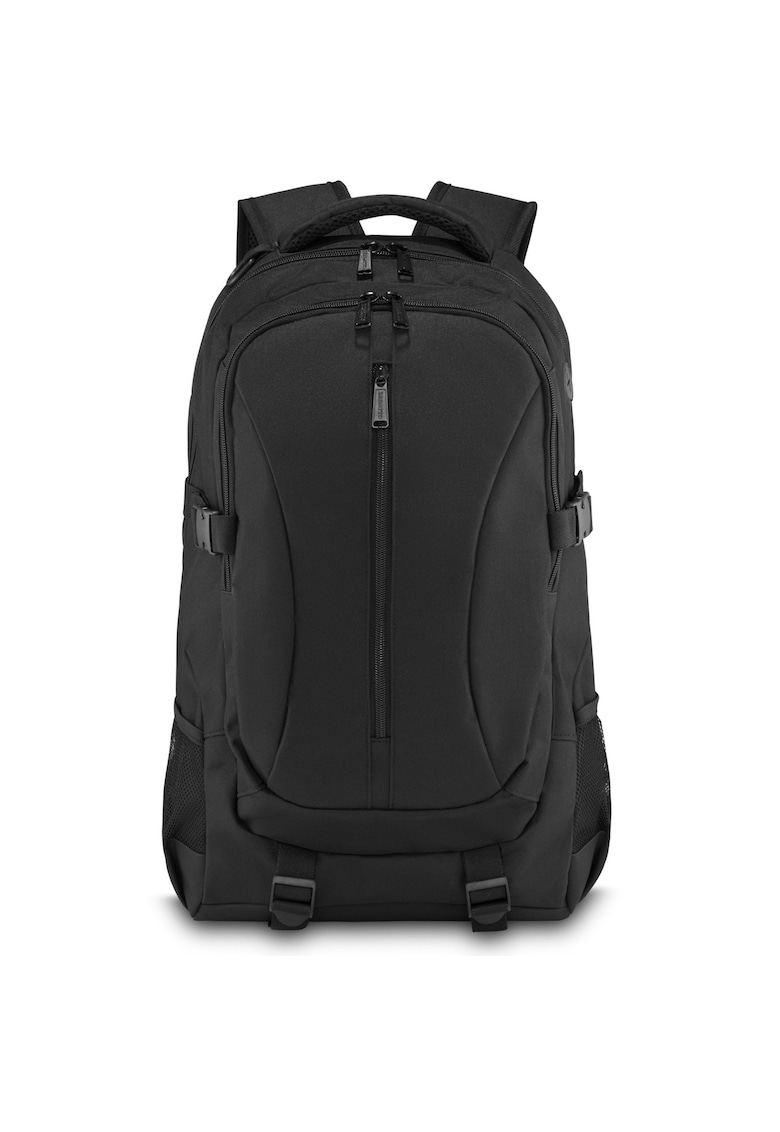 Rucsac - Negru - 47x30x20 cm - Compartiment laptop 17"" - Curele de compresie - ZG867