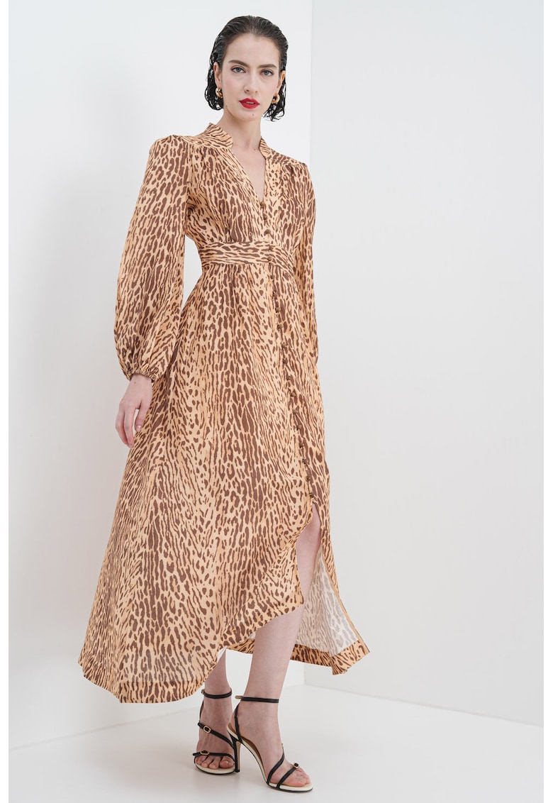 Rochie de in cu animal print
