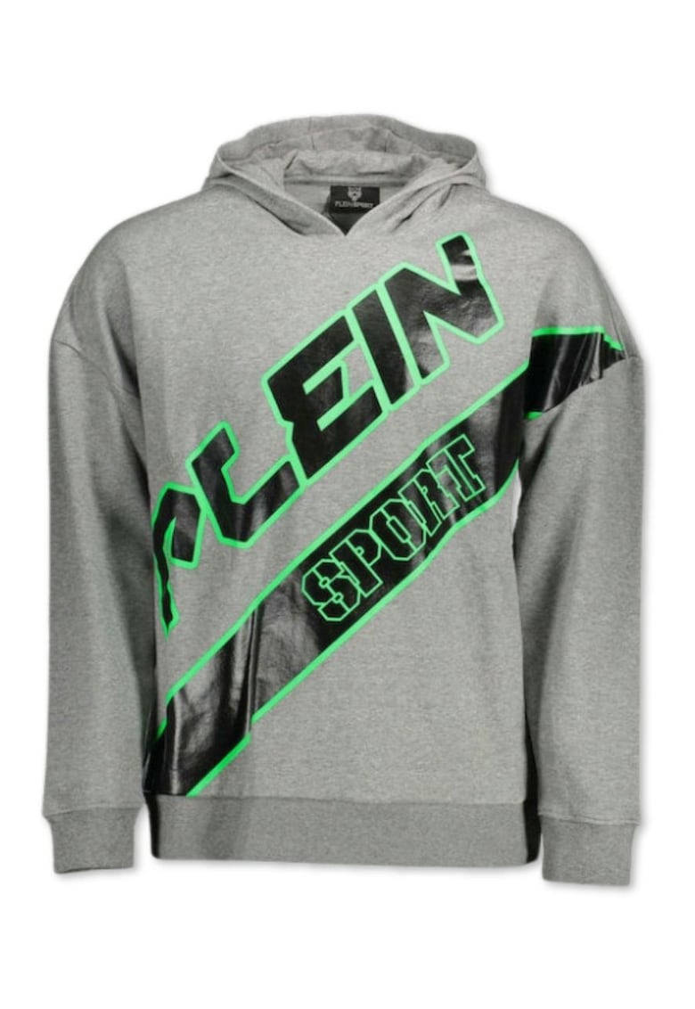 Hanorac cu imprimeu logo supradimensionat - Hanorac cu imprimeu logo supradimensionat -