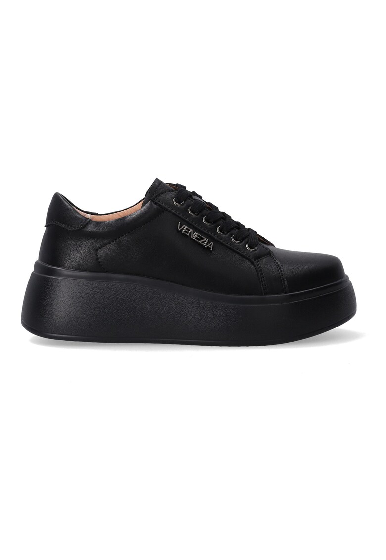 Pantofi sport din piele cu flatform