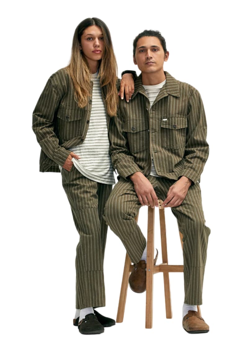 Jacheta unisex tip camasa din bumbac organic -