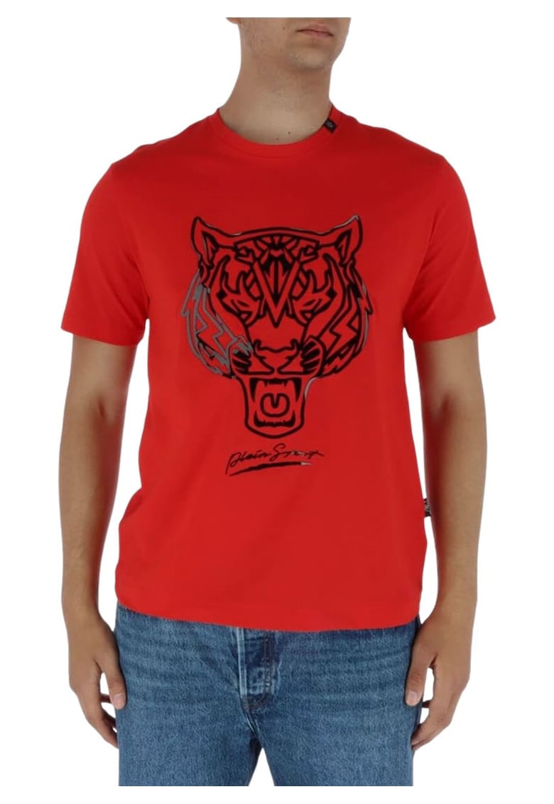 Tricou cu imprimeu lucios -