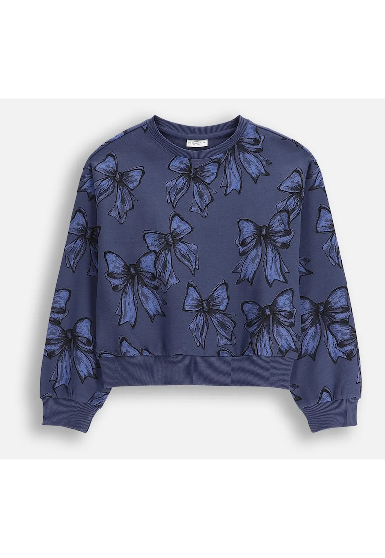 Bluza de trening cu imprimeu cu funde
