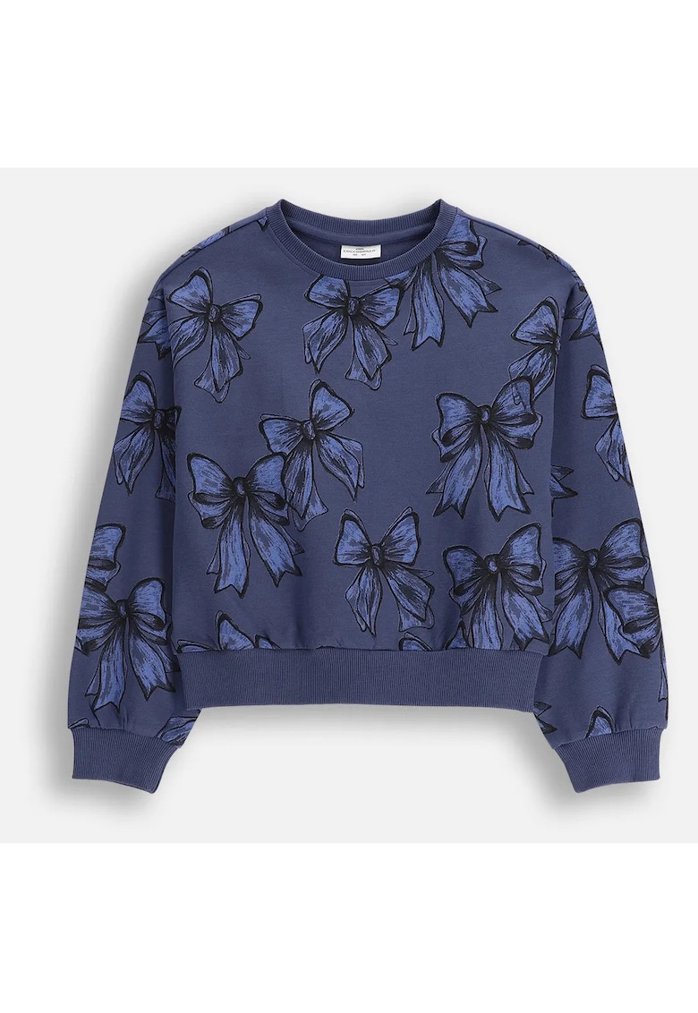 Bluza de trening cu imprimeu cu funde
