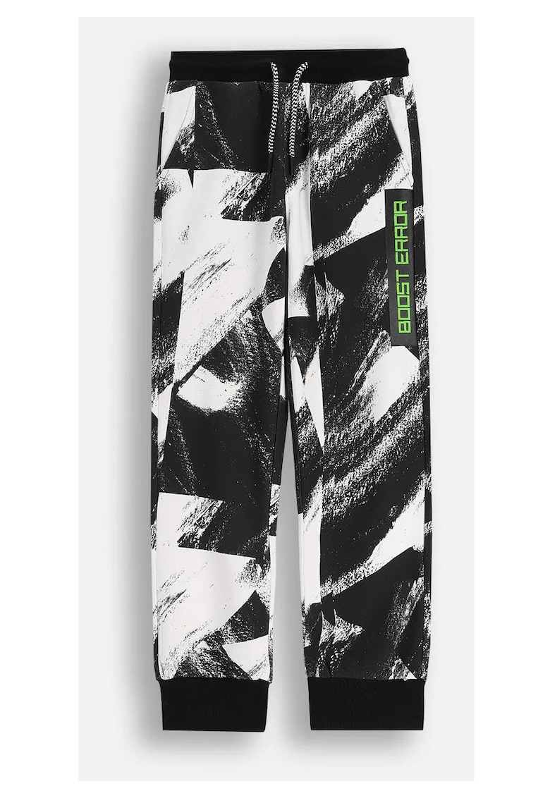Pantaloni de trening cu imprimeu abstract