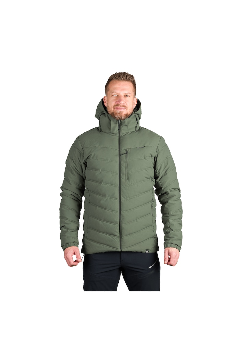 Geacă sport căptușită pentru bărbați SVETOVID - Verde inchis