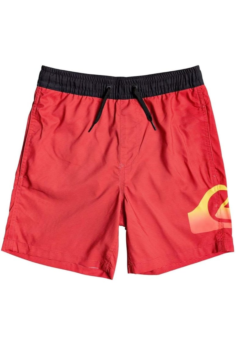 Pantaloni scurti de baie cu imprimeu logo -