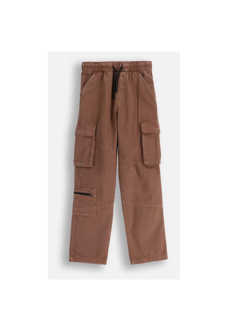 Pantaloni cargo cu snur