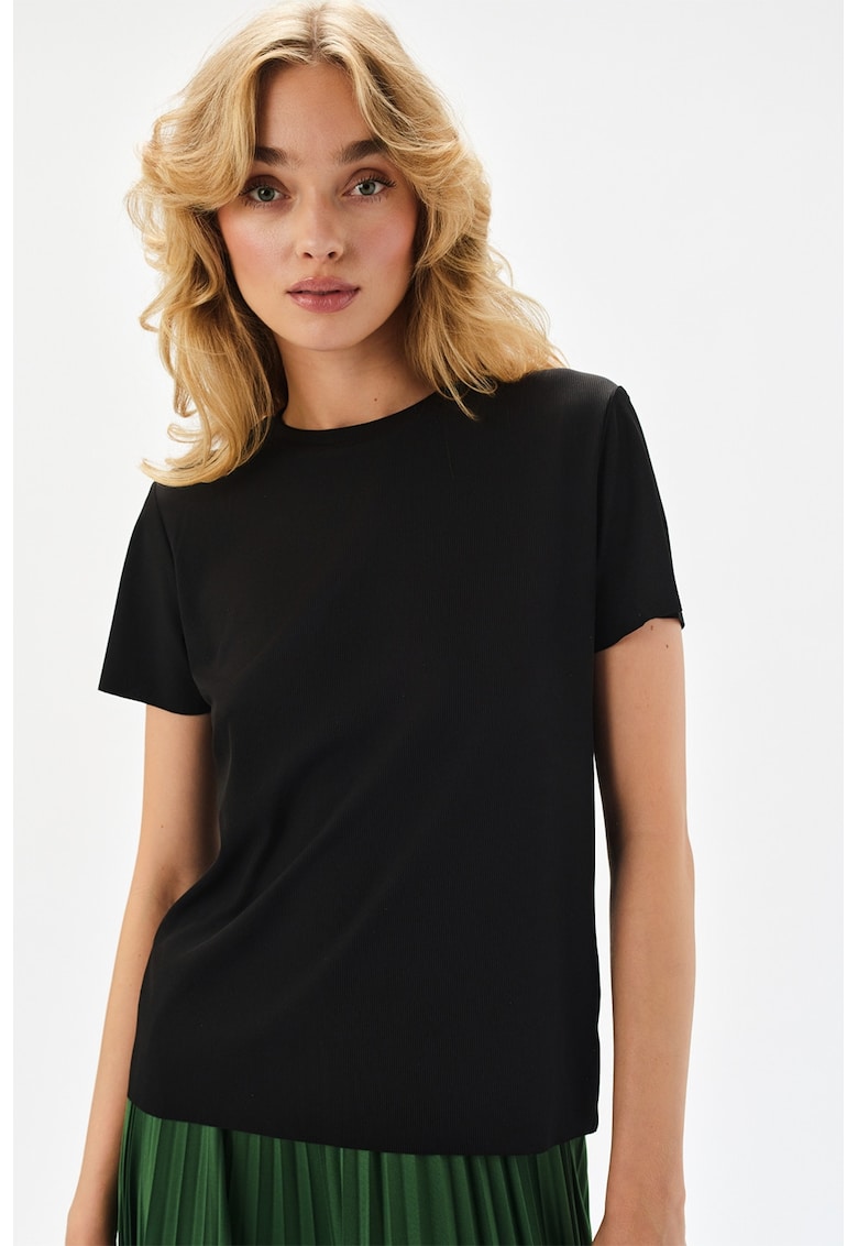 Tricou din bumbac cu maneci scurte