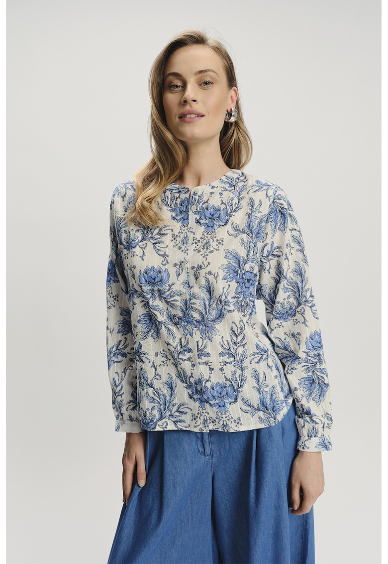 Bluza regular fit cu imprimeu floral