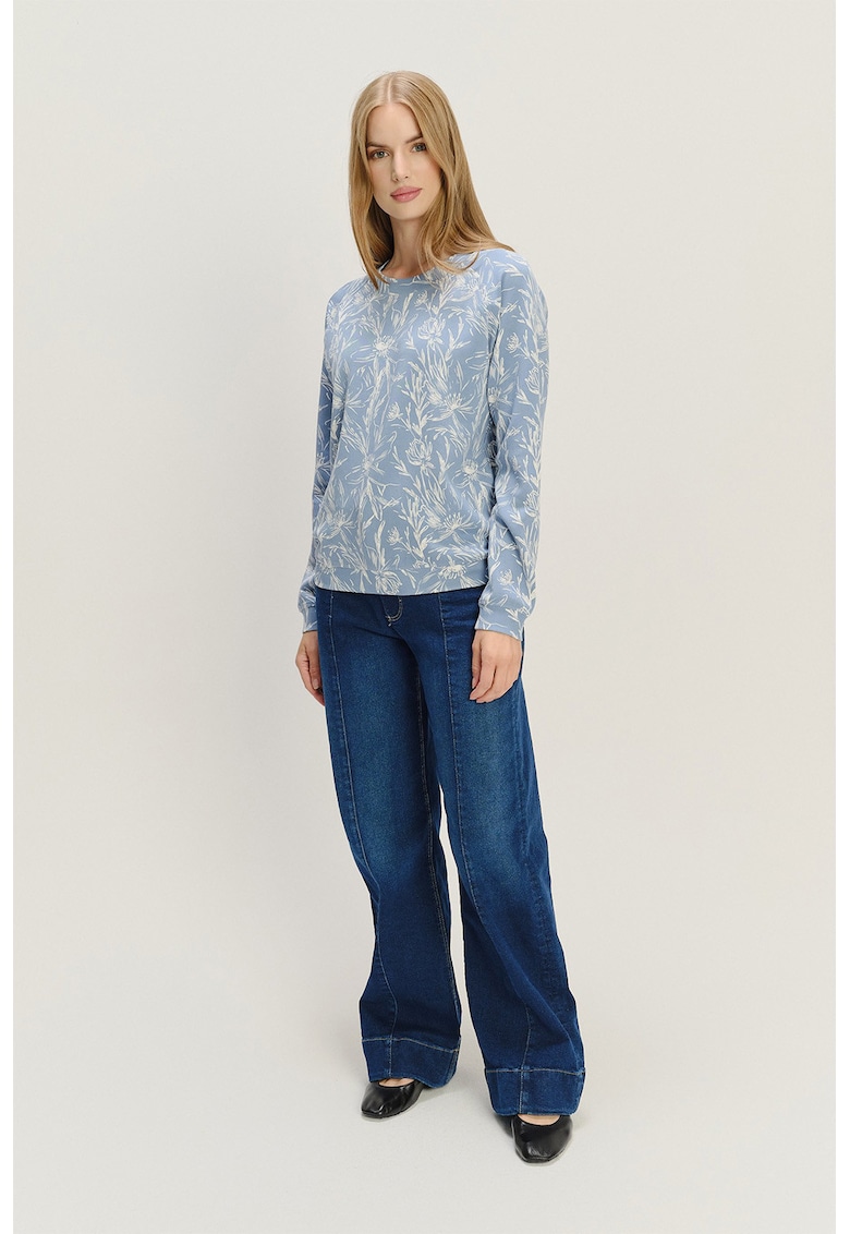 Bluza de trening cu model floral