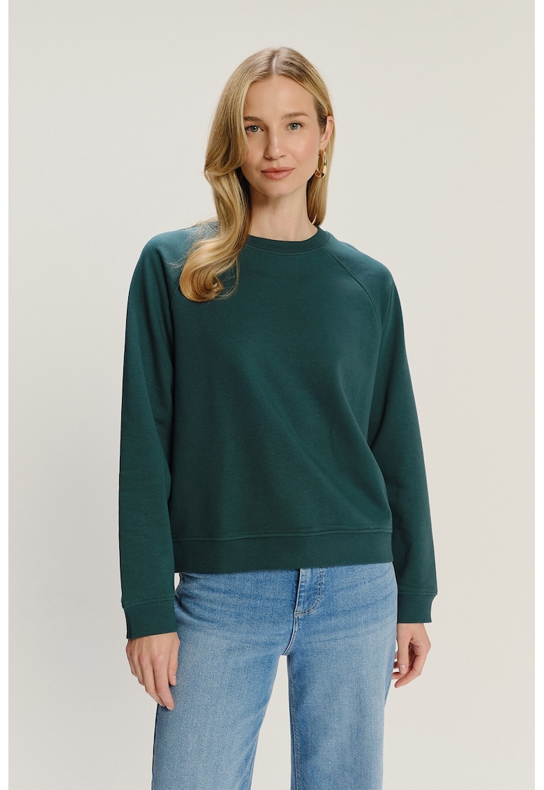 Bluza de trening lejera cu maneci raglan