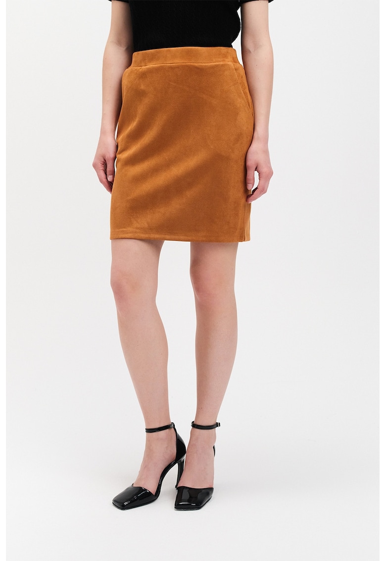 Fusta mini catifelata