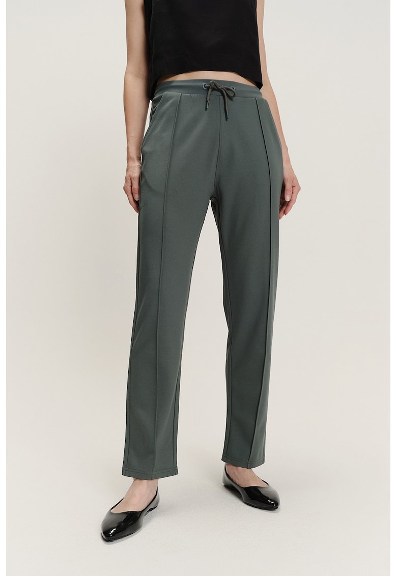 Pantaloni din amestec de modal cu talie ajustabila