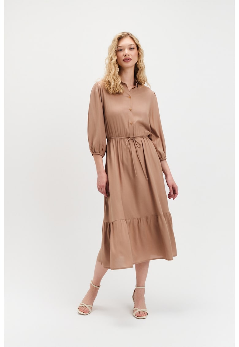 Rochie scurta cu maneci bufante