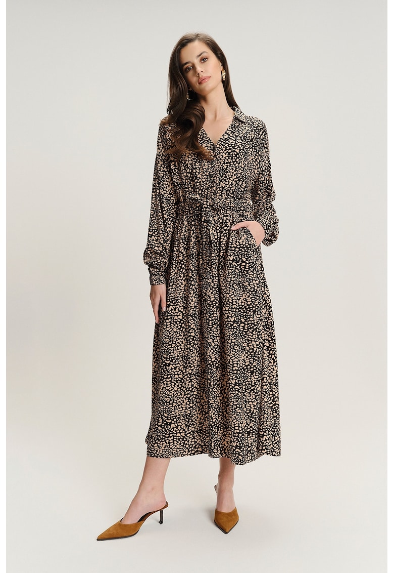 Rochie-camasa din amestec de modal si model