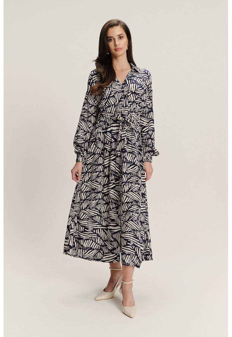 Rochie-camasa din amestec de modal si model