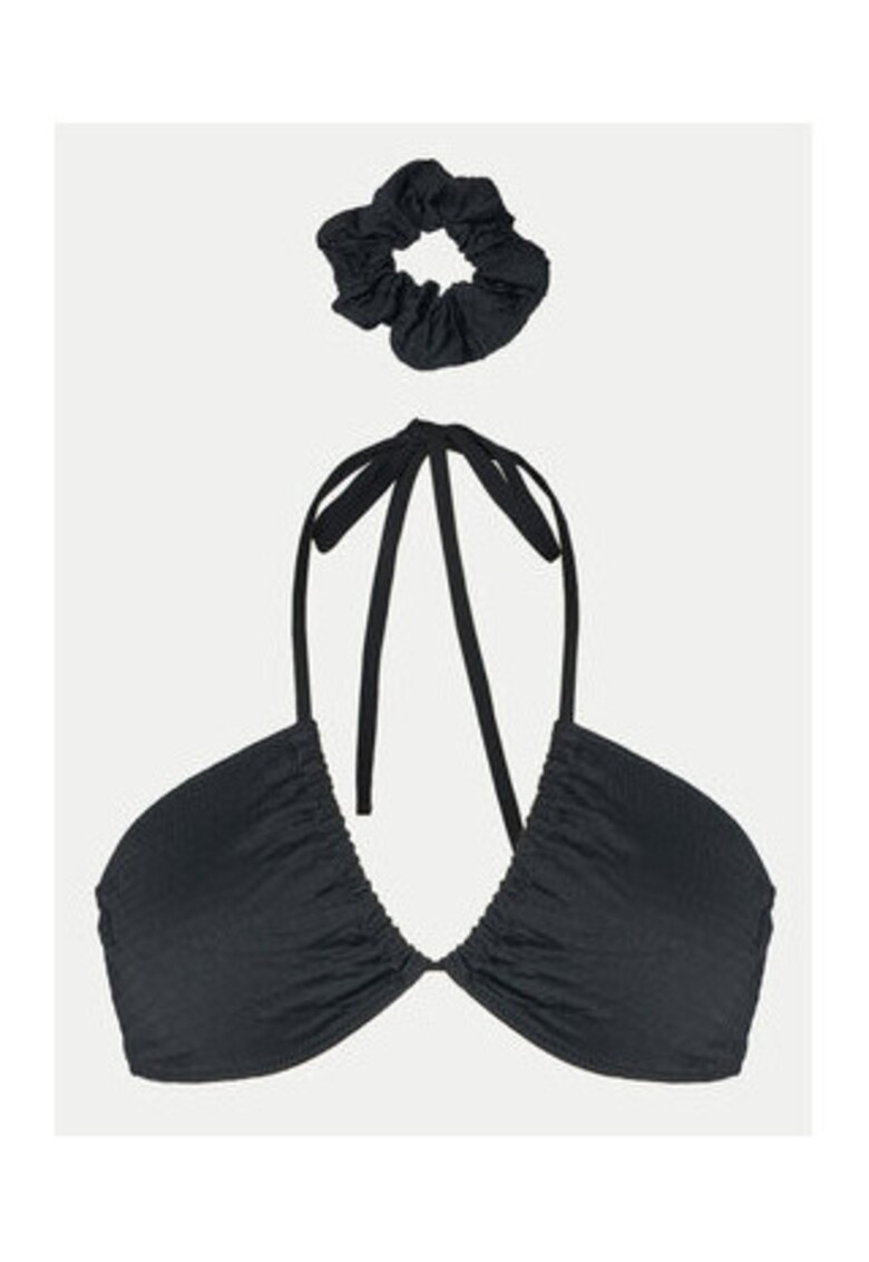 Sutien de bikini dama - sintetic - negru -