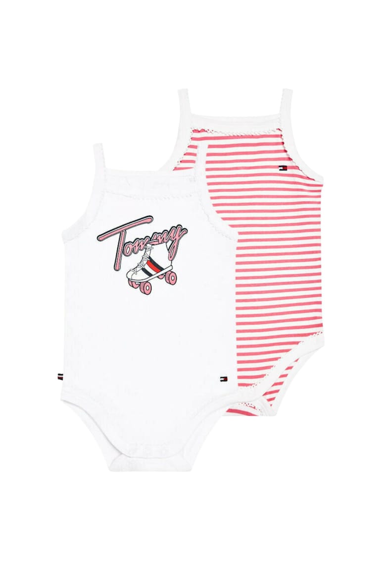 Set de body uri din bumbac cu imprimeu -