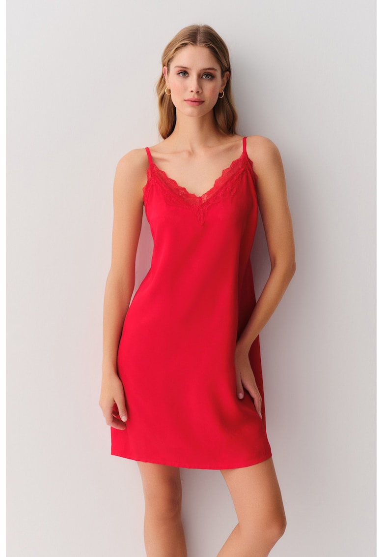 Neglijeu uni cu bretele inguste