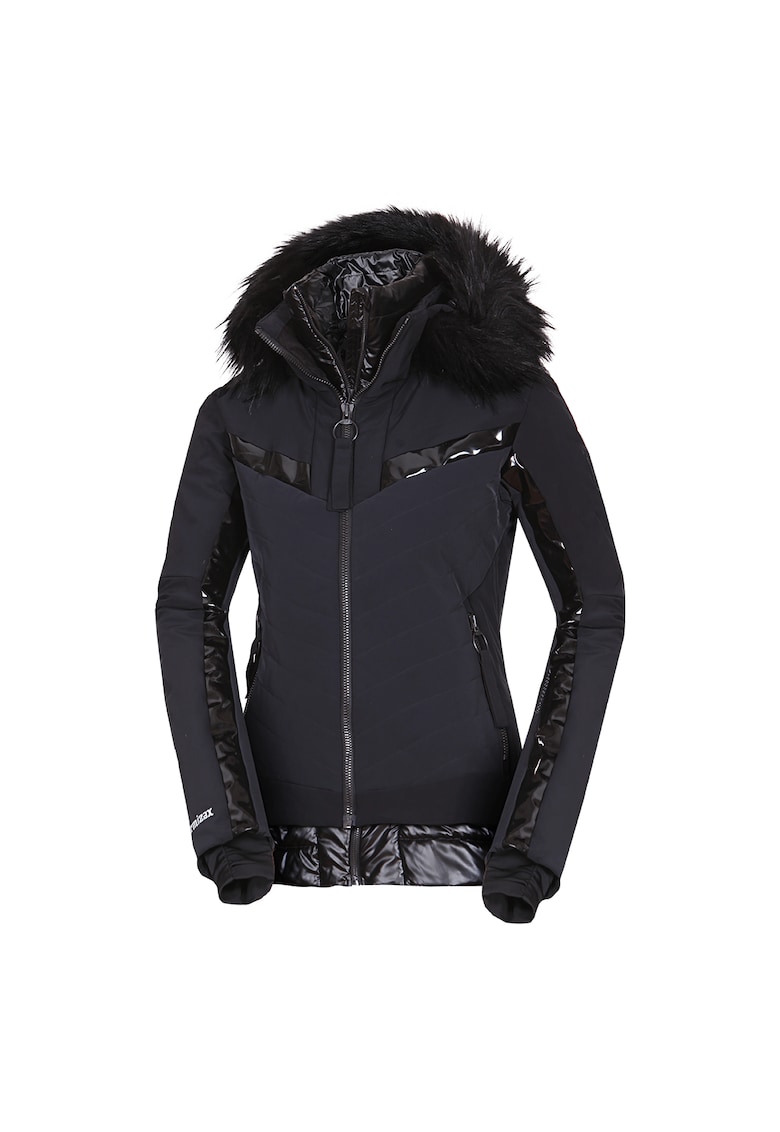 Northfinder KALEY – jacheta de schi izolata pentru femei cu Dermizax™EV si PrimaLoft® Eco Black - Negru