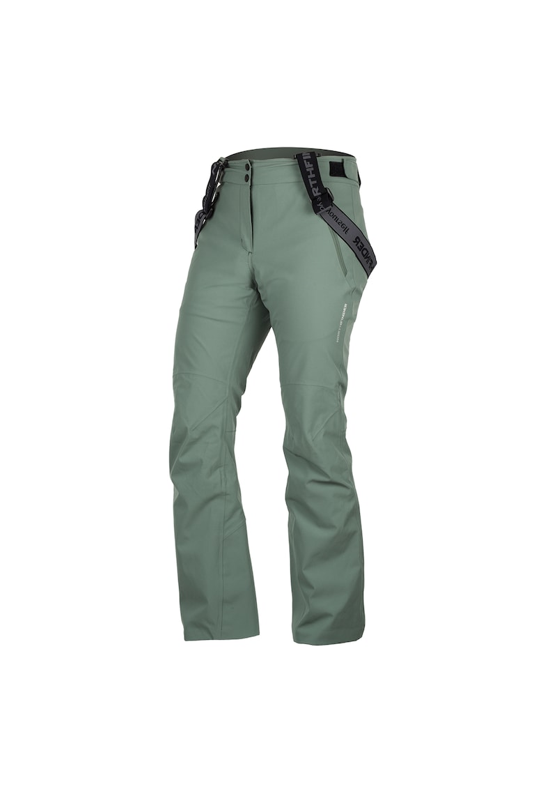 Pantaloni schi 2L 5K/5K dama Sofia - verde gri
