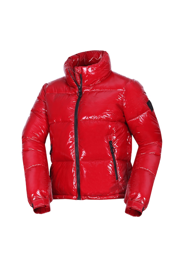 Jacheta crop cu fermoar Madilynn