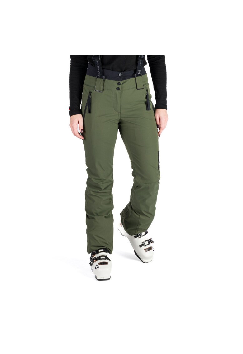 Pantaloni schi 2L 10K/10K dama Mylee - Verde inchis