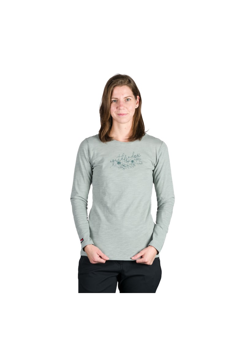 Tricou bumbac dama Iyana - Verde deschis