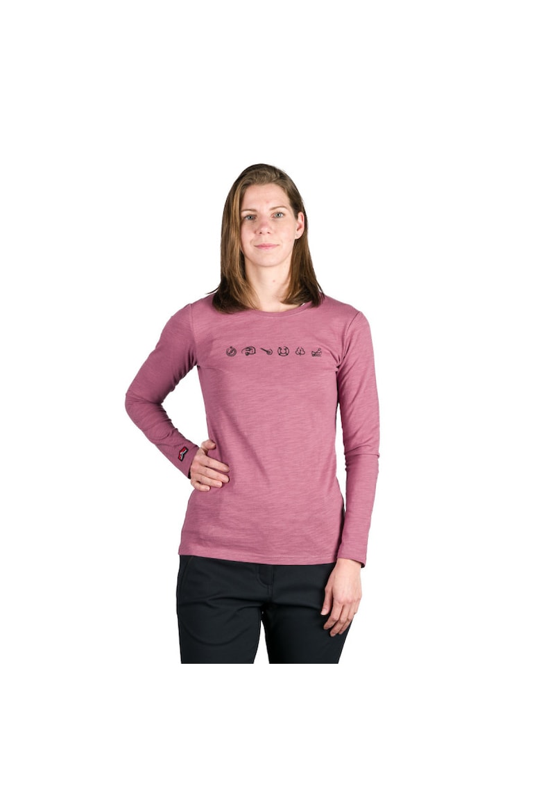 Tricou bumbac dama Elianna - Roz