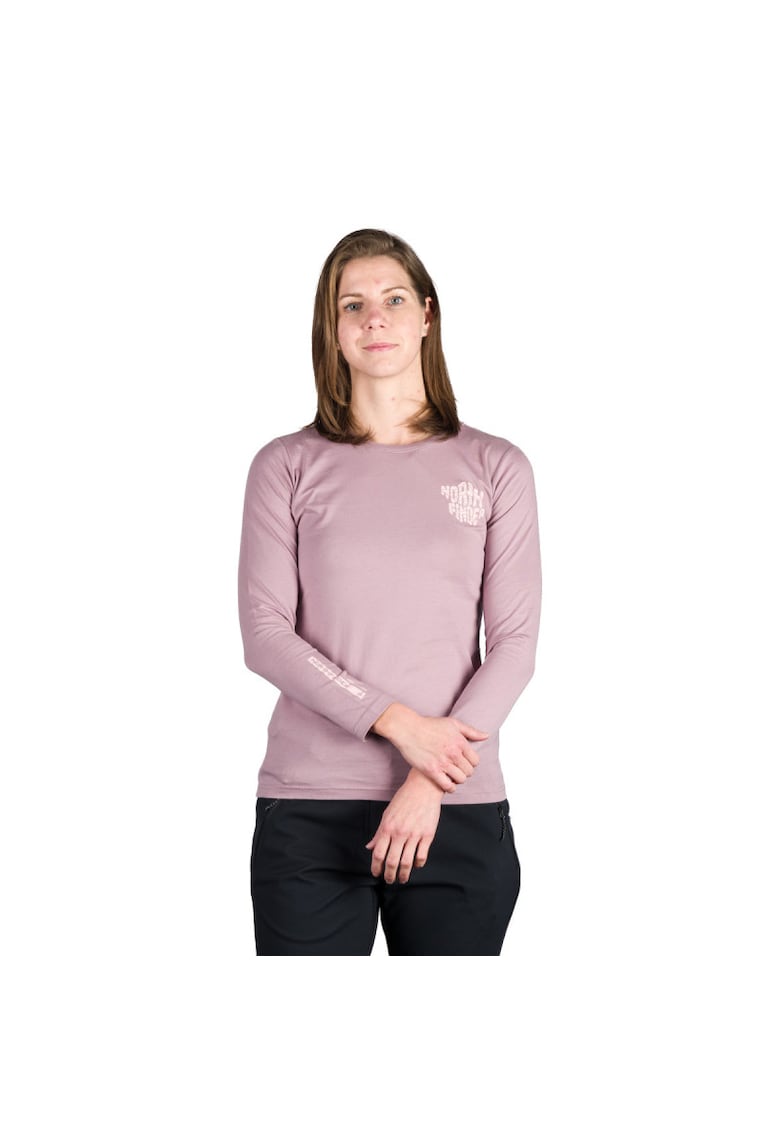 Tricou bumbac dama Hailie - Dark rose