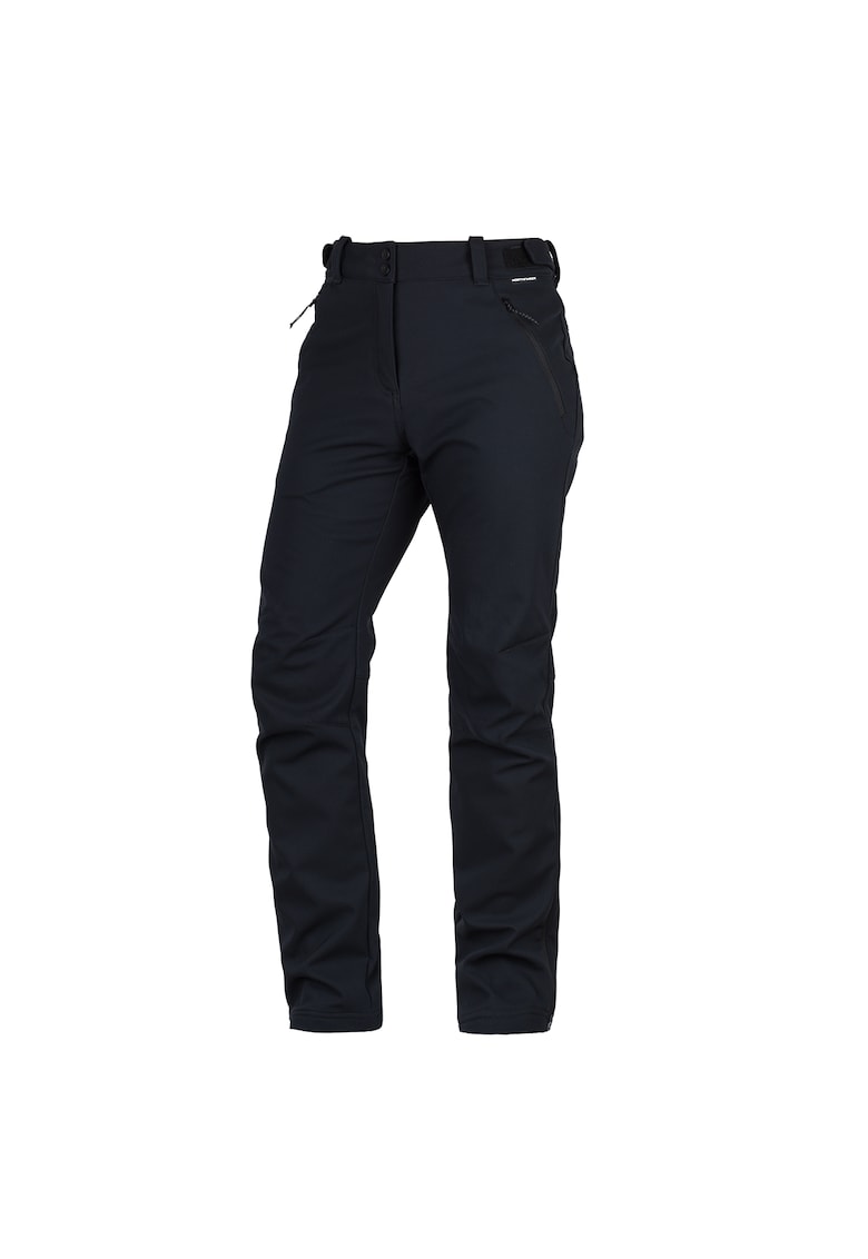 Pantaloni softshell 3L 10K/10K dama Leigh - Negru
